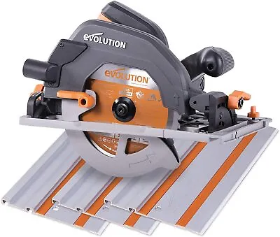 £146.99 • Buy Circular Saw And Track Combo Evolution R185CCSX 1600W With Multi-Material Blade 