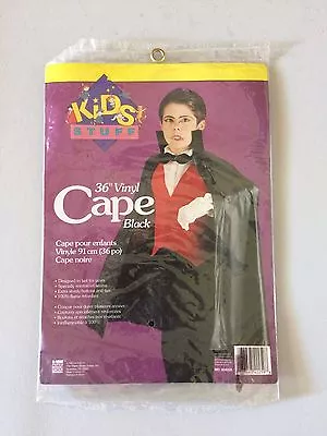 36 Inch Boys Girls Dracula Vampire Cape Halloween New NWT Black • $6.99