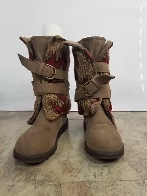 Muk Luks Boots - Size 6 - Brown Mid Calf • $12.85