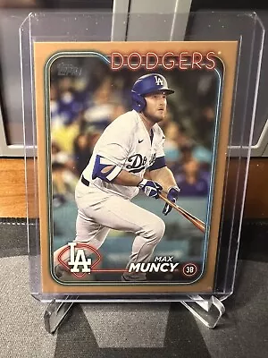 2024 Topps Series 1 Max Muncy #314 Gold Parallel 0362/2024 Los Angeles Dodgers • $3