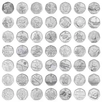 Great British Coin Hunt Various 50p Coins For Collectors • £2.99