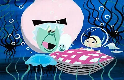 Mary Blair Disney Alice In Wonderland Clams Under The Sea Concept Poster • $19.49