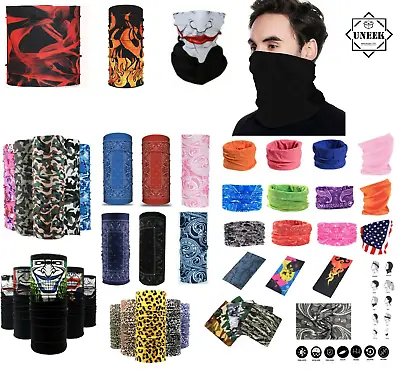 BALACLAVA Cycling  MULTI USE SNOOD SCARF Neck Tube Warmer Bandana Unisex UK • £2.68