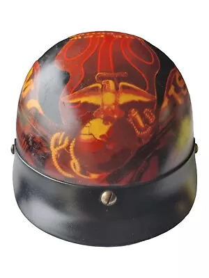 United States Marine Corps DOT Motorcycle Helmet With Graphics Size Large  • $99.99