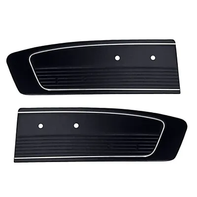 1966 Ford Mustang Coupe Fb Convertible Standard Black Door Panels Lh Rh Pair • $189.95