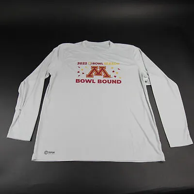 Minnesota Golden Gophers Vapor Long Sleeve Shirt Men's Gray New • $20.99