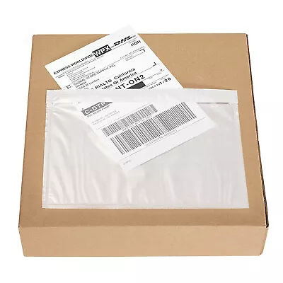 7.5 X5.5 Packing List Envelope Clear Self Seal Shipping Sleeve Mailing Pouch Bag • $56.18