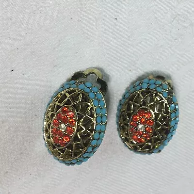 Vintage Hargo Creations Of New York Clip-On Earrings Har • $19.95