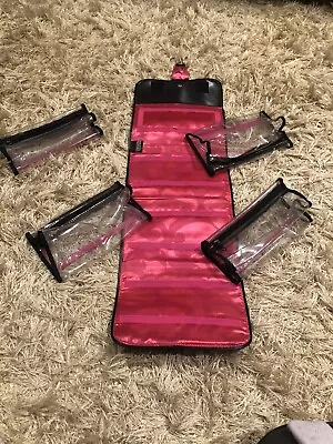 Mary Kay Makeup Toiletries Cosmetics Bag - 4 Removable Compartments Hangs Rolls • $7