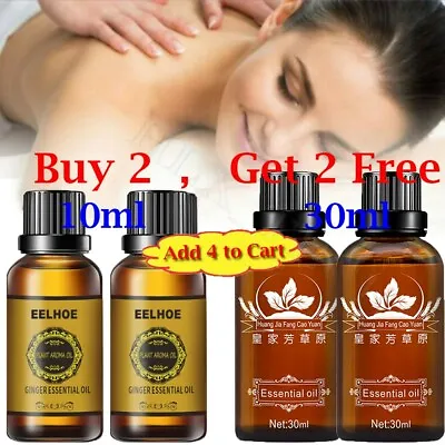 $9.94 • Buy Belly Drainage Ginger Oil Lymphatic Drainage Body Slimming Massage Essence Oil