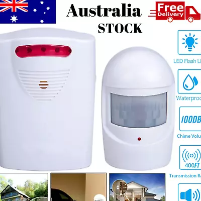 Wireless Driveway Alarm Infrared Motion Sensor Home Garage Alert Security System • $10.11