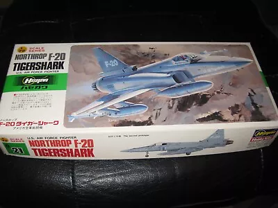 Complete In Box Northrop F-20 Tigershark USAF Fighter In 1/72 Scale By Hasegawa • $24.99