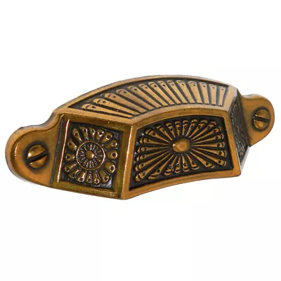 Hickory Hardware Southwest Lodge P392-LPH Lancaster Brass 3 Cc Cabinet Cup Pull • $7.96