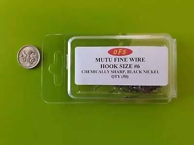 SELECT - DFS Mutu Fine Wire Fishing Hook Size #6 - 3/0  • $13.60