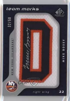 2008-09 SP Game Used Edition Team Marks /50 Mike Bossy #TM-MI Auto HOF • $130.99