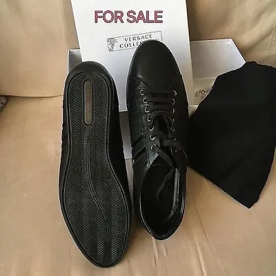 Versace Leather Shoes Men Size 43 • $180