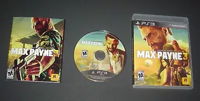 Max Payne 3 (PlayStation 3 2012) CIB PS3 Game + Case + Manual Tested & Working • $13.99