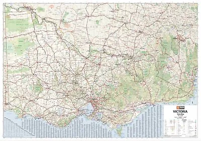 $89.95 • Buy Victoria Hema 1000 X 700mm Paper Wall Map