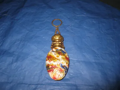 £150 • Buy Antique Victorian Venetian Aventurine Chatelaine Glass Perfume/Scent Bottle 
