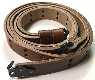 WWII US M1 GARAND RIFLE M1907 LEATHER CARRY SLING-1 Inch • $23.96