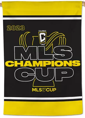 COLUMBUS CREW SC 2023 MLS Cup Soccer CHAMPIONS 28x40 Commemorative WALL BANNER • $29.74