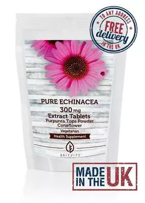 Echinacea 300mg Dry Extract Tablets 4% Echinacoside UK • £3.19