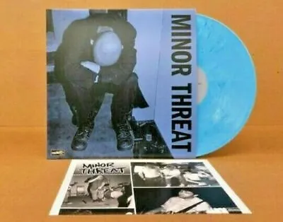Minor Threat Self Titled BLUE VINYL LP Record MP3 & Poster 1st 2 7 S! Fugazi NEW • $24.79