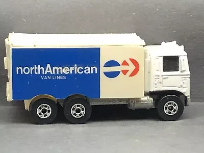 Hot Wheels North American Van Lines Moving Company Truck Orig 1973 Black Walls • $15