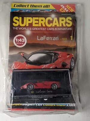 Panini Supercars Collection Ferrari  La Ferrari 1:43 Scale Red • £5.99