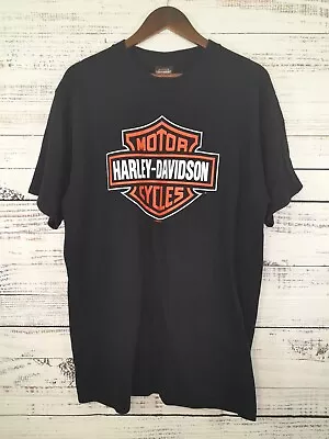 Harley Davidson T Shirt Mens XL Black Daytona Beach FL Motorcycles Biker USA • $20.67