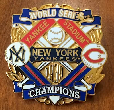 $12.99 • Buy 1939 WORLD SERIES PIN Willabee & Ward NEW YORK YANKEES Vs CINCINNATI REDS ~ SR ~