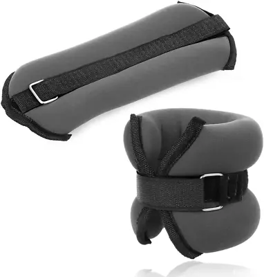 Ankle Weights Wrist Leg Weights 2Lb 4Lb 6Lb A Pair Of Ankle Weight With Adjustab • $26.98