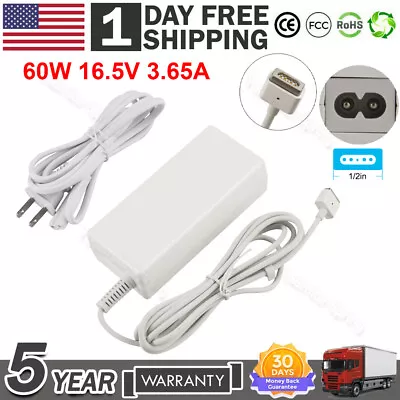 60W T-Tip AC Power Adapter Charger For Apple MacBook Pro 13  13.3  2006 - 2012 • $13.95