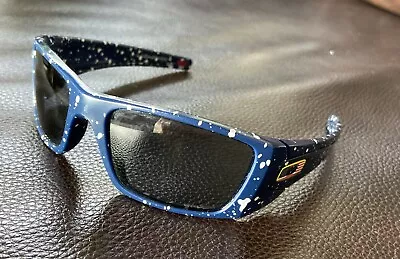 Oakley Fuel Cell Navy Splatter With Prizm Brown Sunglasses USA FLAG • $79