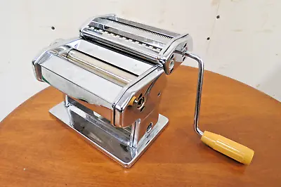 $34.99 • Buy Marcato Atlas Model 150 Hand Crank Pasta Maker With Attachment Made In Italy