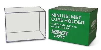 Mini Helmet Cube Display Case Holder For Football Mini Helmet (1) • $26.95