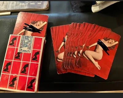 MARILYN MONROE-Playing Cards Deck 50’s Tom Kelley Nude Full Set 1952 Norma Jean • $72.70