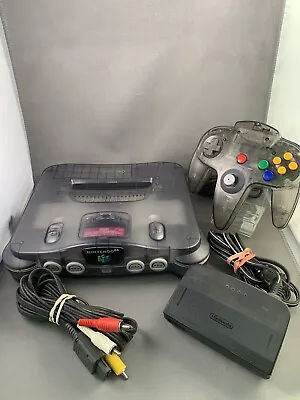 Nintendo 64 N64 Funtastic Smoke Gray Transparent Tight Joystick Please Read! • $169.99