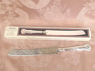 BOXED  STOKES  Kings  SHEFFIELD Silver Co  USA    WEDDING  KNIFE  Italy  VINTAGE • $43.20