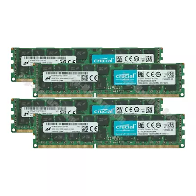 Crucial 64GB 4X16GB 1866 FOR Apple Mac Pro Late 2013 A1481 MacPro 61 Memory Ram • $39.90