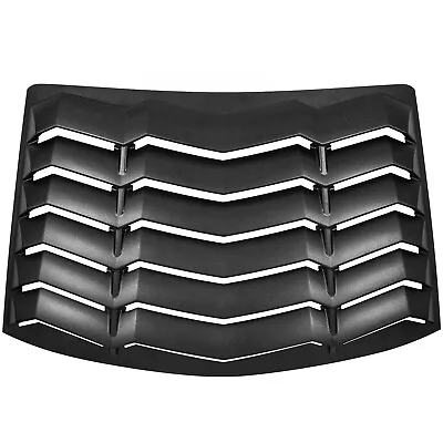 Rear Window Louver Sun Shade Scoop Cover Matte Black For Ford Mustang 1994-2004 • $175.99