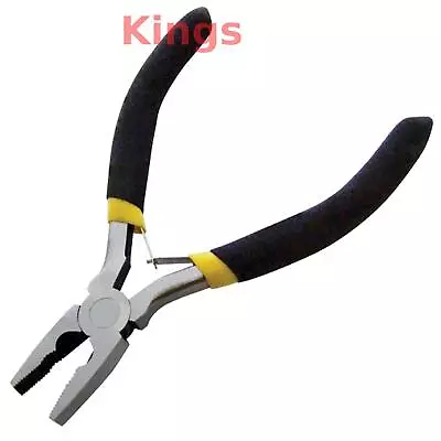 £3.24 • Buy Mini Small Mini Combination Pliers Precision Jewelry Craft Sprung Grip Handles