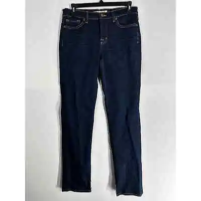 J Brand Jeans Women Size 27 Blue Cigarette Leg Cotton Spandex Cut Hem  • $15.10