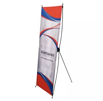 Plastic X Frame Banner Stand Width 23 -32  Height 63 -72  With Bag (Frame Only) • $24.99