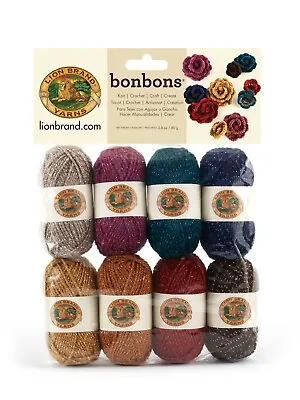 (1 Pack Of 8 Mini Balls) Lion Brand Yarn 601-650 Bonbons Yarn Party • $9.06