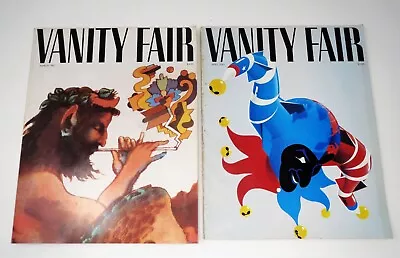 Vintage Vanity Fair Magazine Lot 2 March 1983 Relaunch And April Good Condition • $19.99