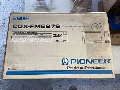 Pioneer CDX-FM627S 6 Disc CD Changer Car Auto Player - New In Box! • $41