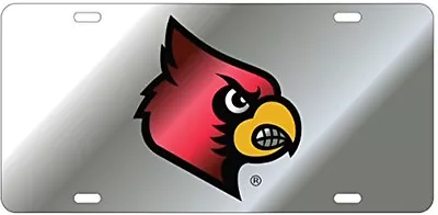 UL Louisville Cardinals Mirrored Logo License Plate / Car Tag Licensed NCAA • $24.59