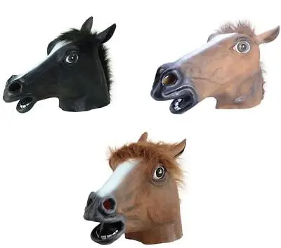 £16.99 • Buy Bristol Novelty Horse Head Masks Adult Unisex Fancy Dress Costume Accessory