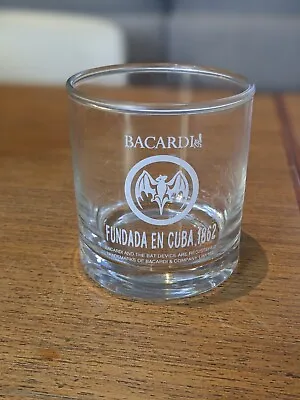 1x Bacardi Rum Glass Bat  1862 • $15